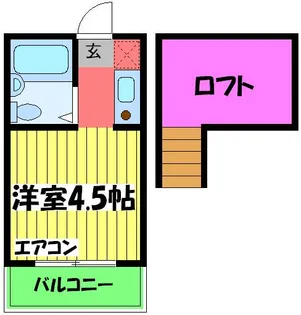 マザーグース【103号室】の間取り