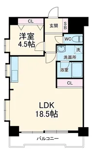 エスペランサ第3青葉台【401号室】の間取り
