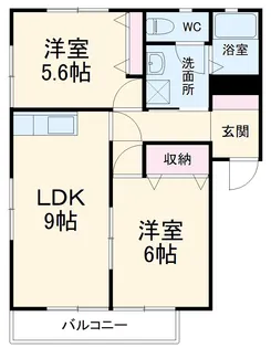 K’s 弐番館【1階】の間取り