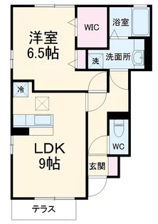 カシータ等々力緑地【1階】の間取り