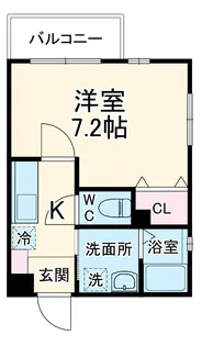 プルメリア阪大前【3階】の間取り