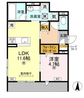 D-residence中桜塚【1階】の間取り