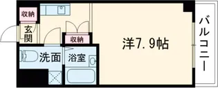 高辻ロイヤルフラッツ【3階】の間取り