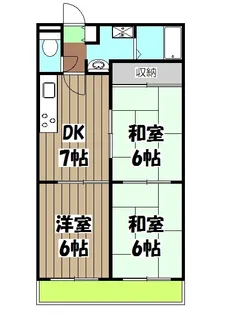 ロイヤルコーポ【5階】の間取り