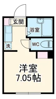 デュオメゾン横濱石川町WEST【1階】の間取り