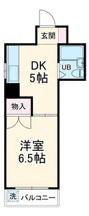 プチパレ【401号室】の間取り