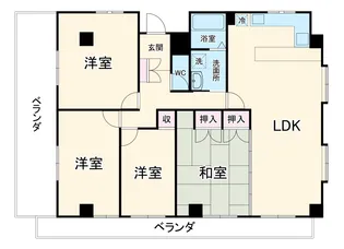 ルミエール鯛取【501号室】の間取り