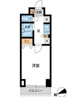 Cassia Kawasaki Residence【0905号室】の間取り