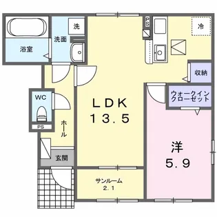 パラッツオ C【1階】の間取り