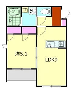 緑壱番館katumi【2階】の間取り