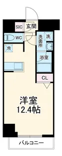 RELUXIA伊勢佐木長者町【8階】の間取り