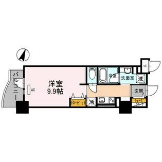 STOLZ KISHIBE【6階】の間取り