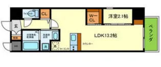 ONLYONE池田新町【6階】の間取り