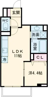 Jo’s Residence 高田馬場【1階】の間取り