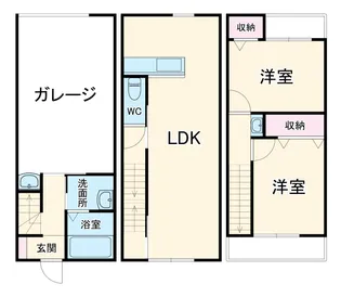 ginga Express【A号室】の間取り