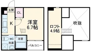 シガースN【103号室】の間取り