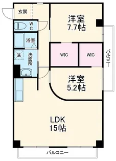 フジハイツ【4階】の間取り