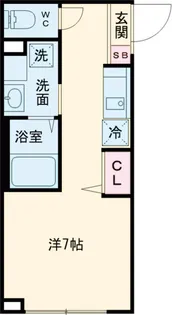 コルビジェIV【1階】の間取り