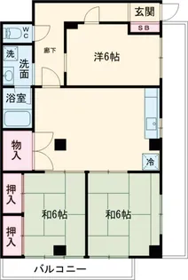 河内屋ビル【3階】の間取り