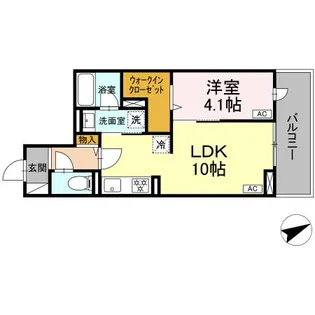 D−residence稲城【2階】の間取り