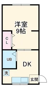 第二水谷荘【10号室】の間取り