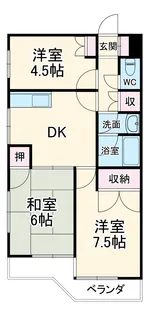 メゾンアコール【106号室】の間取り