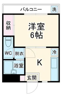 アパートメント910PARTⅡ【2階】の間取り