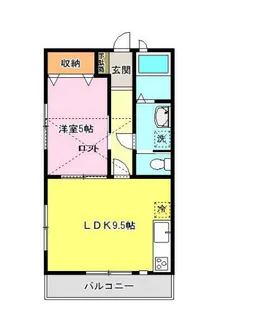 CREAおゆみ野【2階】の間取り