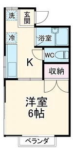 トレス所沢A【2階】の間取り
