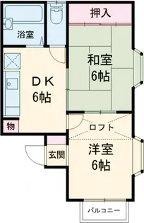 シティハイツ21 B棟【202号室】の間取り