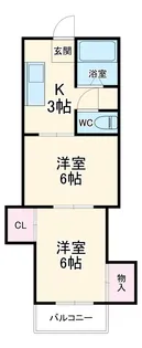 ソアーベ【202号室】の間取り