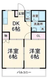 クレストビュー所沢【2階】の間取り