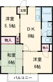 フリーダム A【104号室】の間取り