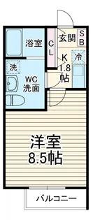 センターパーク南流山【1階】の間取り