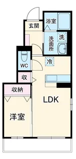 ウィズハイムMⅡ【1階】の間取り