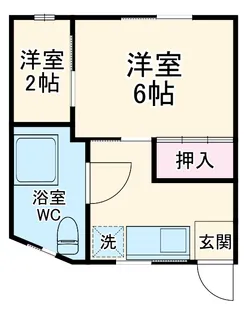 ソシアル三春台【5階】の間取り