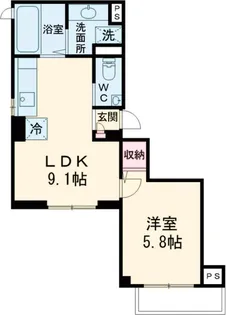Jo’s Residence 高田馬場【3階】の間取り