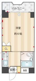 シェリールプレイス川崎【5階】の間取り