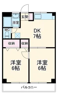 清水マンション【103号室】の間取り