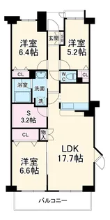 ベルググランデ本八幡【5階】の間取り