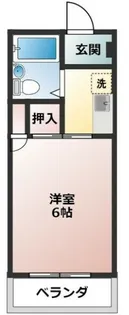 カレッジハウス日野坂【303号室】の間取り