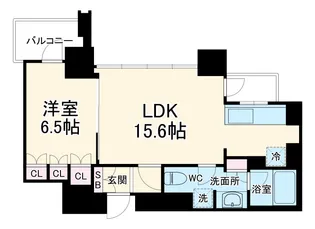 グランドミッドタワーズ大宮【F1501号室】の間取り