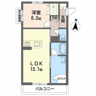 リラフォート【2階】の間取り