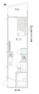ブロッサムテラス町屋【3階】の間取り