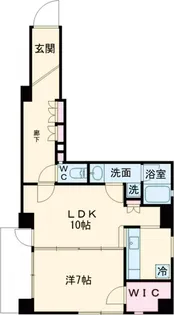 ビュー雷神Ⅱ【3階】の間取り