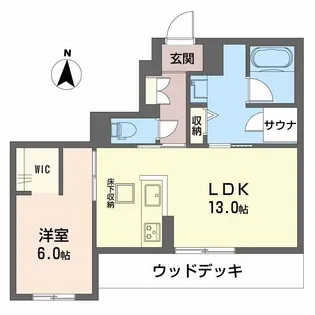 リラフォート【1階】の間取り