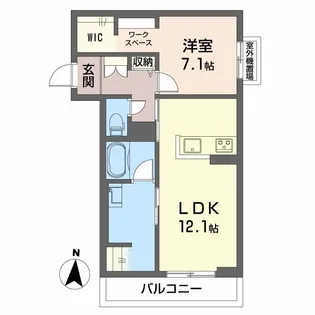 リラフォート【3階】の間取り