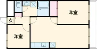 葛野ハイツ【614号室】の間取り