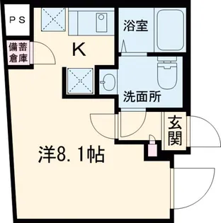 アルファ早宮【1階】の間取り