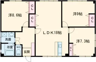 第2ワールドビル【101号室】の間取り